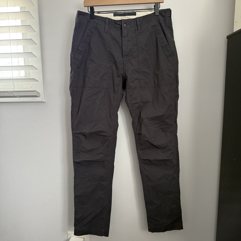 Relwen 32 Flyweight Flex Chino Pants Charcoal Outdoor Travel